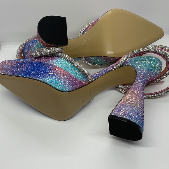 Mach & Mach crystal & glitter sequin heels - Picture 12 of 17